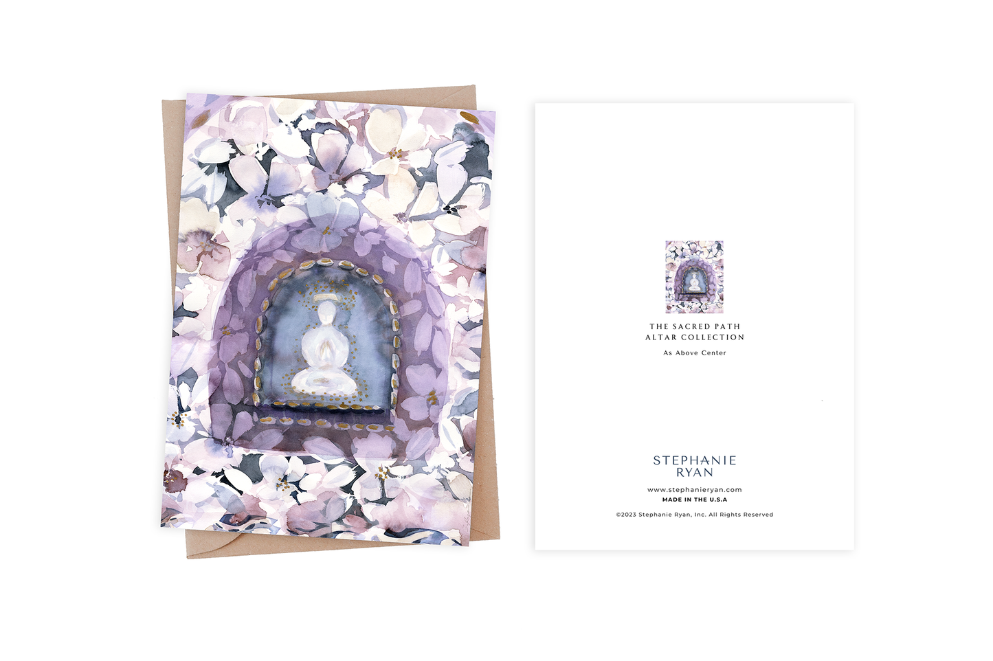 
                  
                    As Above Center - Notecard- The Sacred Path Altar Note Card Collection
                  
                