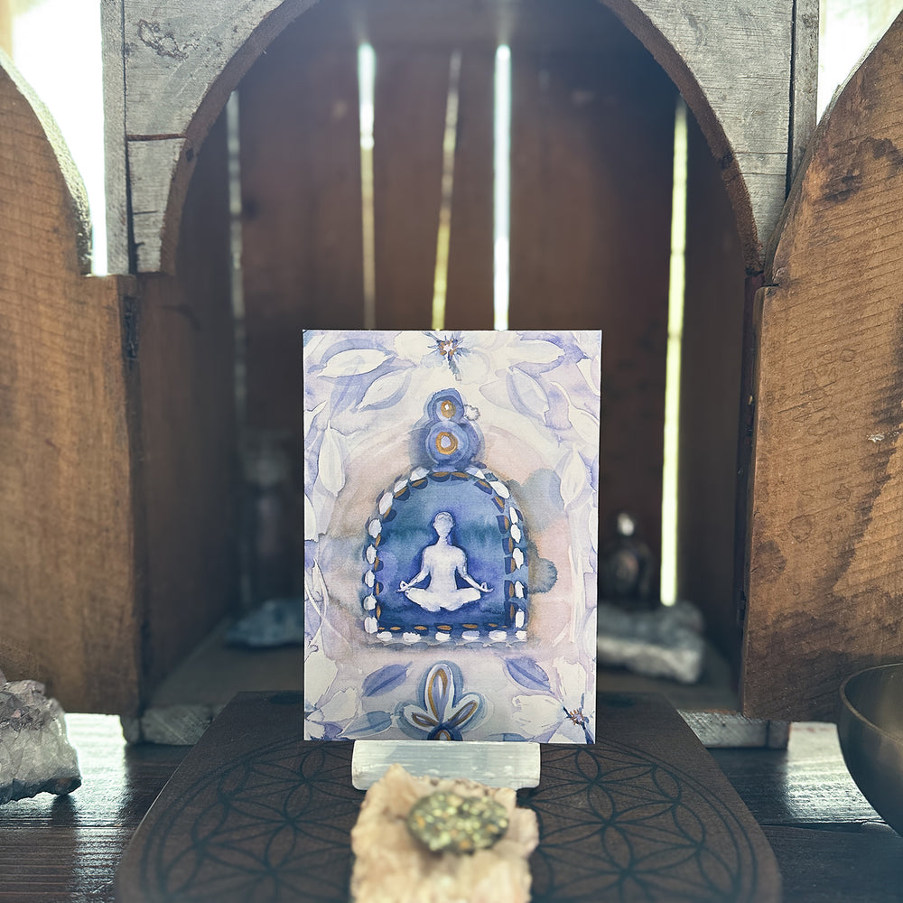 
                  
                    Heaven On Earth Center - Notecard- The Sacred Path Altar Note Card Collection
                  
                
