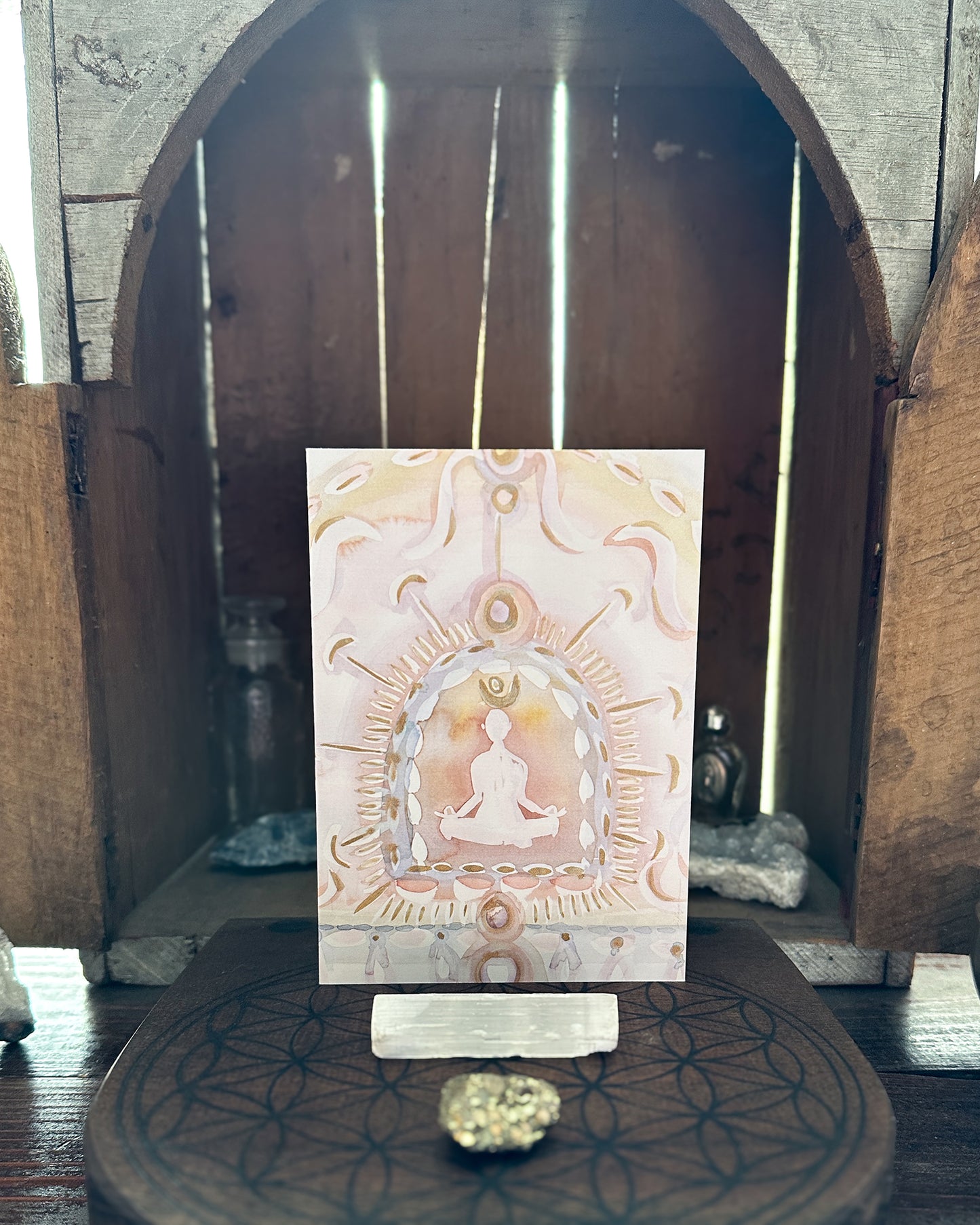 
                  
                    Ascension Center- Notecard- The Sacred Path Altar Note Card Collection
                  
                