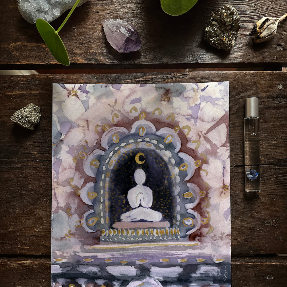
                  
                    Mystic Heart Center- Fine Art Print- The Sacred Path Altar Print Collection
                  
                