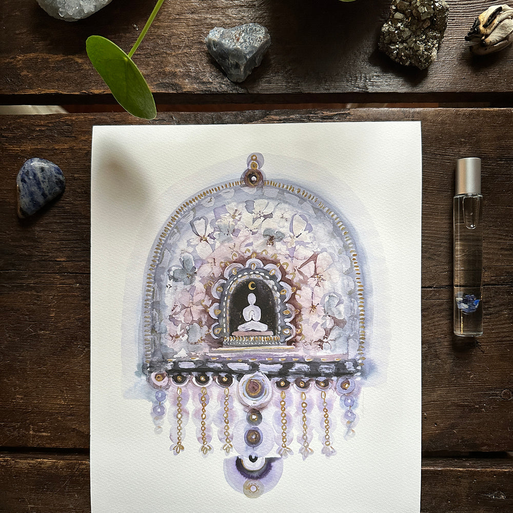 
                  
                    Mystic Heart- Fine Art Print- The Sacred Path Altar Print Collection
                  
                