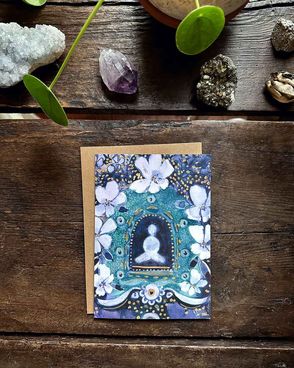 Emerald Alchemy Center - Notecard- The Sacred Path Altar Note Card Collection