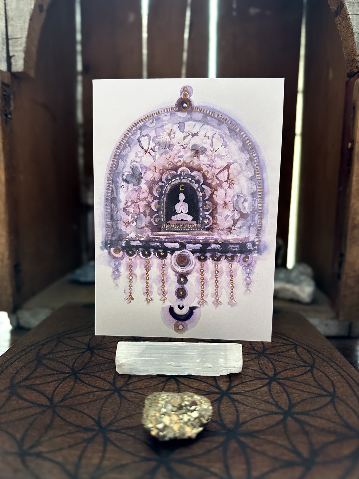 
                  
                    Mystic Heart- Notecard- The Sacred Path Altar Note Card Collection
                  
                