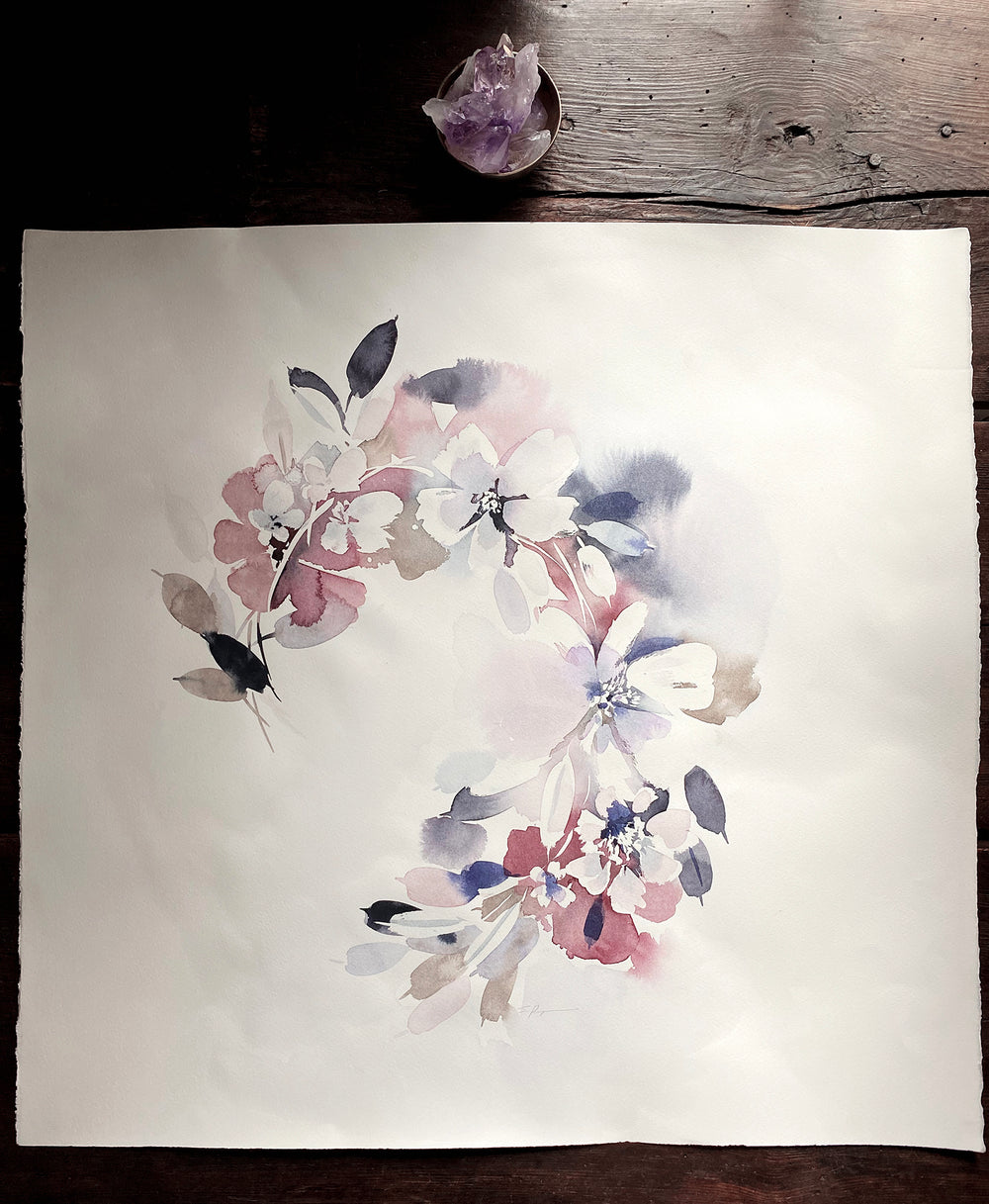 Floral Dream Original Watercolor Art – Stephanie Ryan